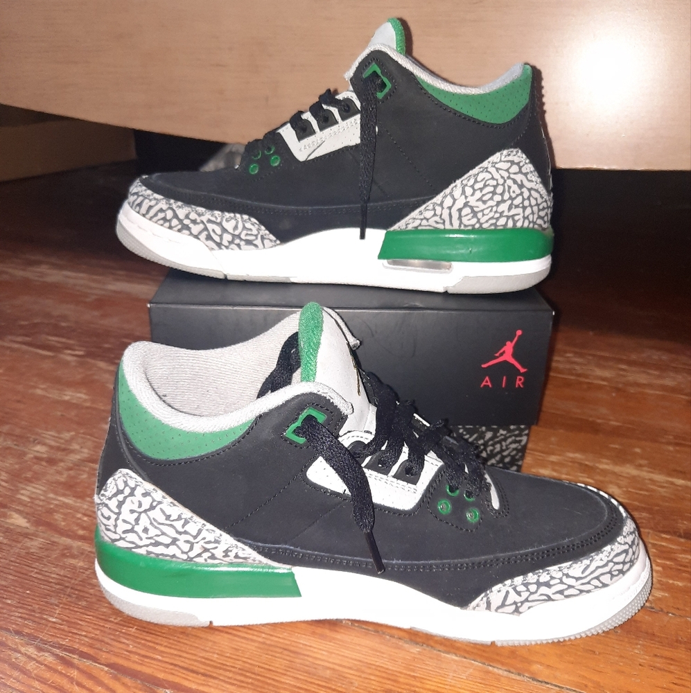 Jordan 3 pine green